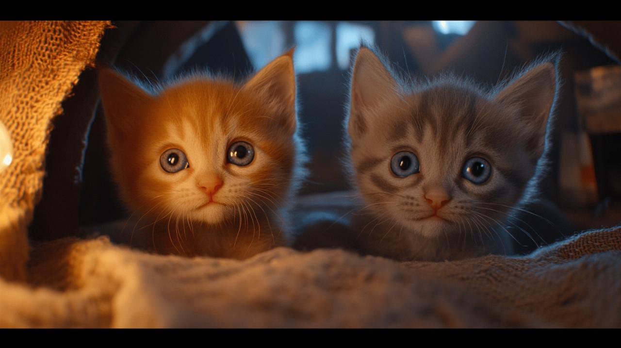 Comment les chatons voient-ils le monde une fois leurs yeux ouverts ? L’alliance vue-ouie chez le chaton